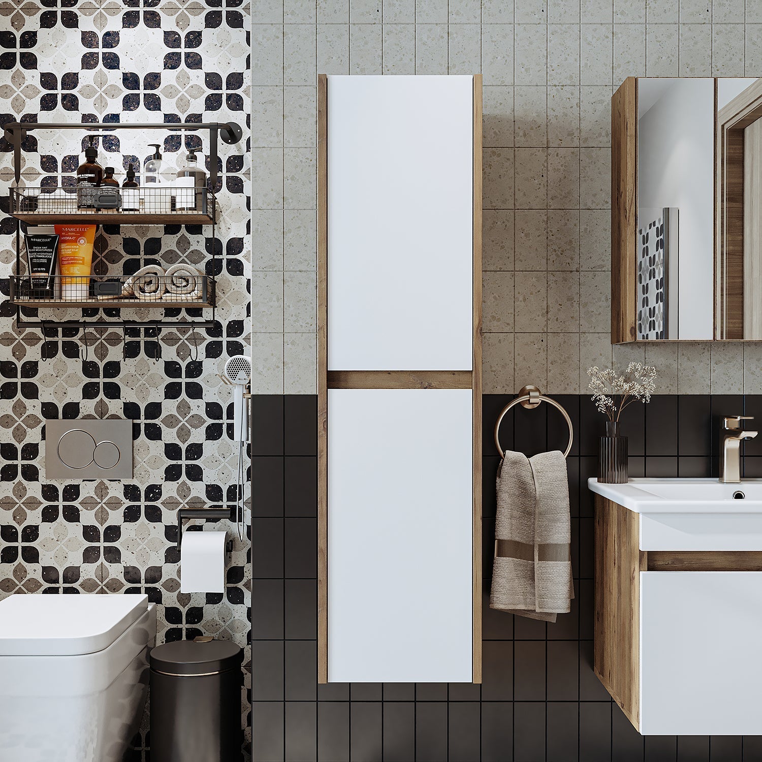 Bathroom Towel Cabinet - Atlantic - Roomartstore.co.ukbathroom cabinet1755