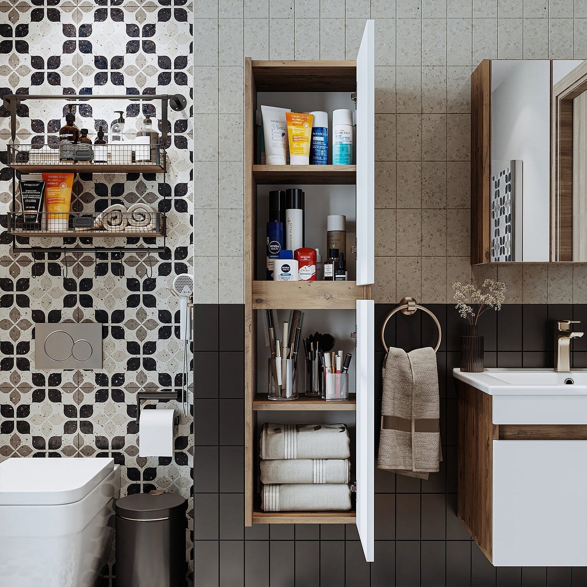 Bathroom Towel Cabinet - Atlantic - Roomartstore.co.ukbathroom cabinet1755