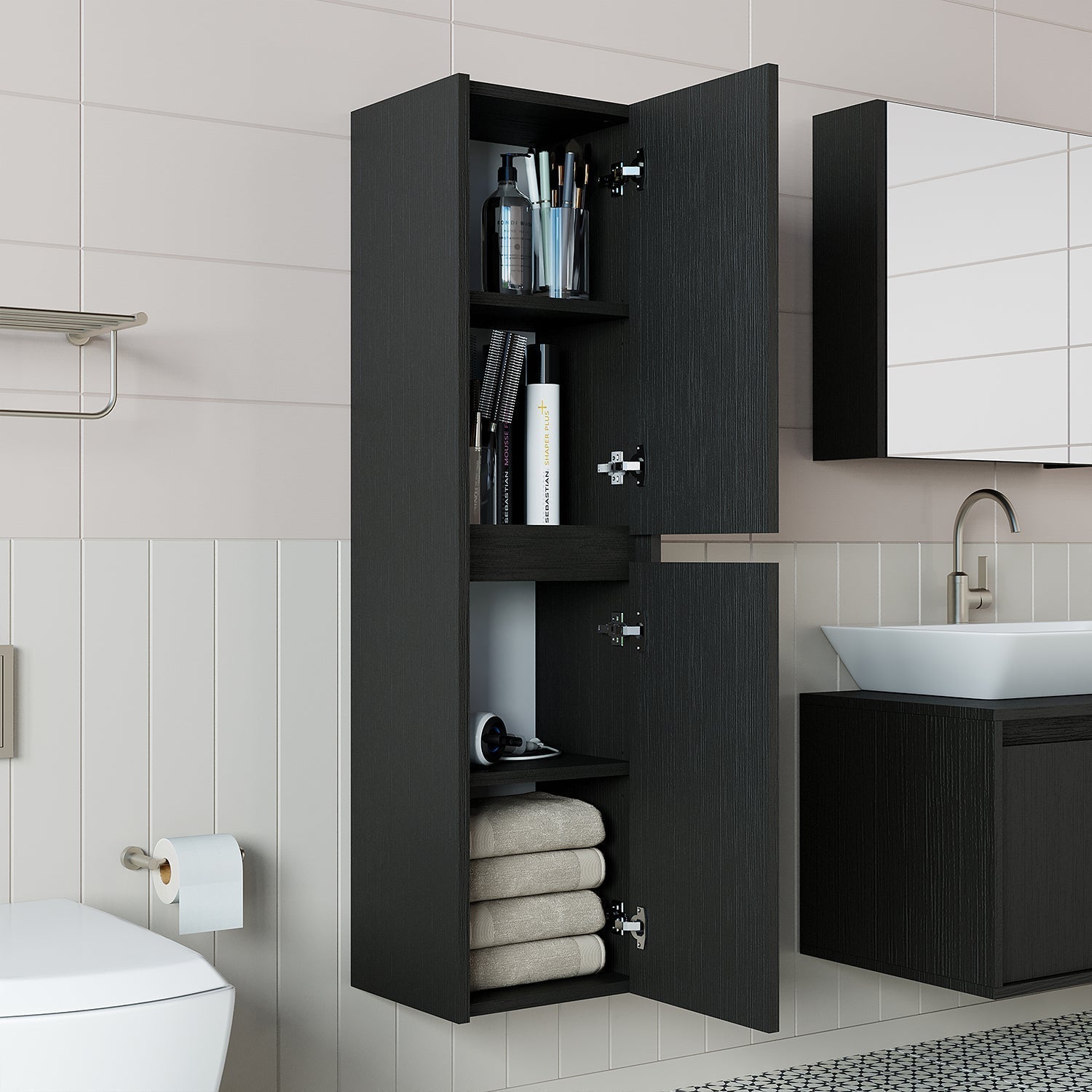 Bathroom Towel Cabinet - Atlantic - Roomartstore.co.ukbathroom cabinet2057
