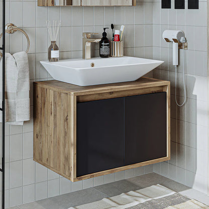 Roomart Atlantic - Bathroom Vanity Unit with Washbasin, 65cm