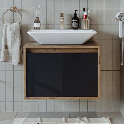 Roomart Atlantic - Bathroom Vanity Unit with Washbasin, 65cm