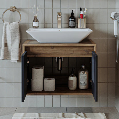 Roomart Atlantic - Bathroom Vanity Unit with Washbasin, 65cm
