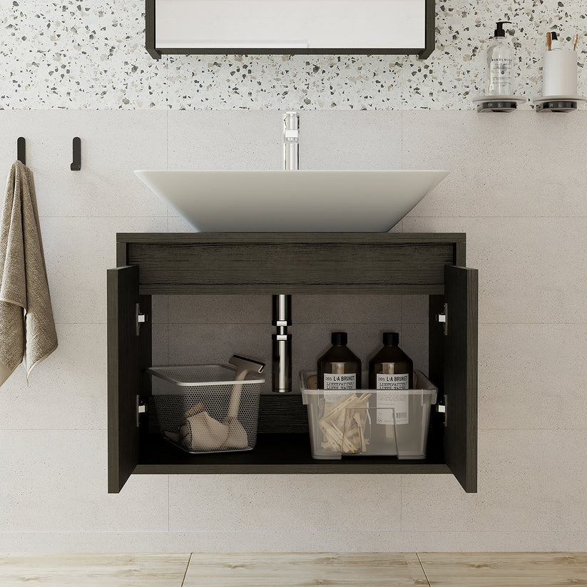 Roomart Atlantic - Bathroom Vanity Unit with Washbasin, 65cm