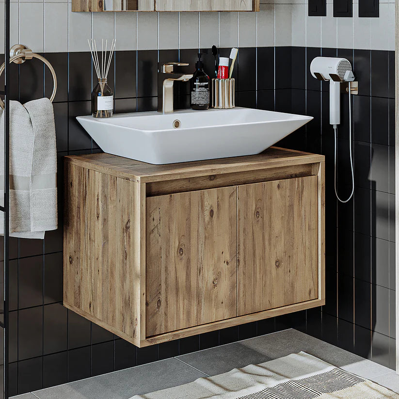Roomart Atlantic - Bathroom Vanity Unit with Washbasin, 65cm