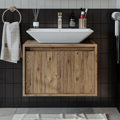 Roomart Atlantic - Bathroom Vanity Unit with Washbasin, 65cm