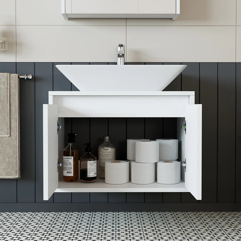 Roomart Atlantic - Bathroom Vanity Unit with Washbasin, 65cm