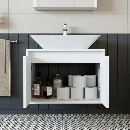 Roomart Atlantic - Bathroom Vanity Unit with Washbasin, 65cm