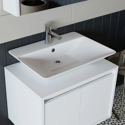 Roomart Atlantic - Bathroom Vanity Unit with Washbasin, 65cm