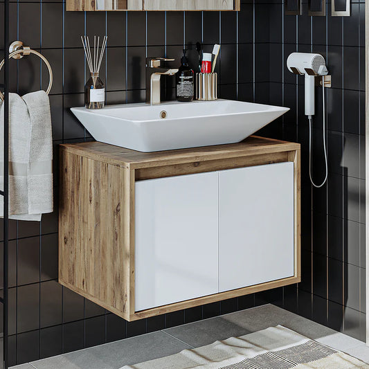 Roomart Atlantic - Bathroom Vanity Unit with Washbasin, 65cm