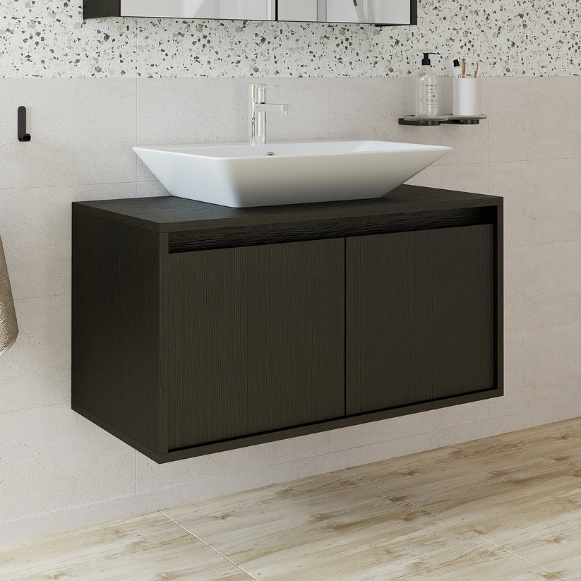 Roomart Atlantic - Bathroom Vanity Unit with Washbasin, 85cm