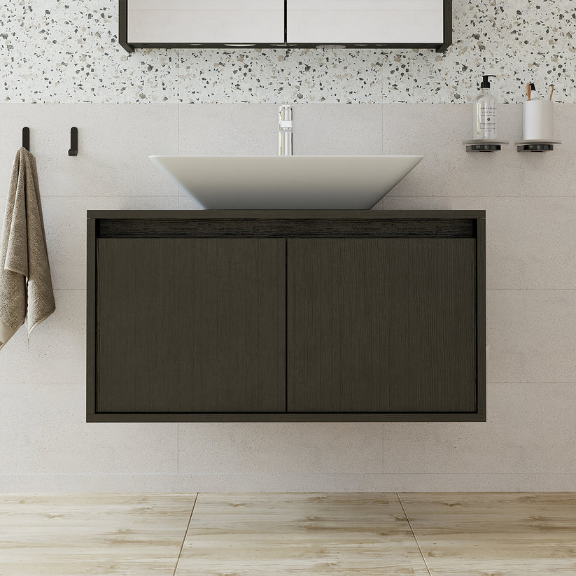 Roomart Atlantic - Bathroom Vanity Unit with Washbasin, 85cm