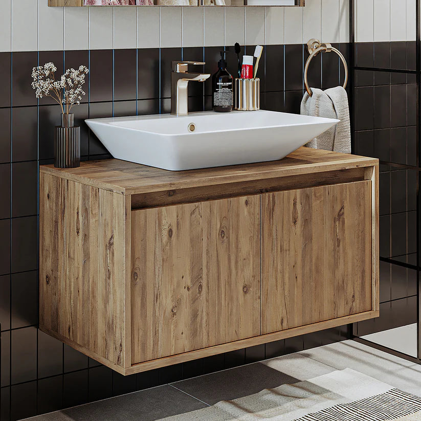 Roomart Atlantic - Bathroom Vanity Unit with Washbasin, 85cm
