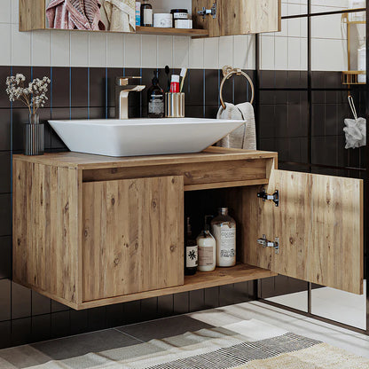 Roomart Atlantic - Bathroom Vanity Unit with Washbasin, 85cm