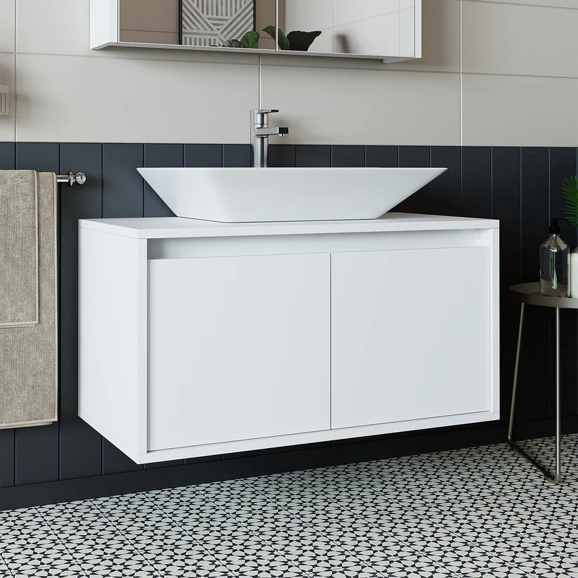 Roomart Atlantic - Bathroom Vanity Unit with Washbasin, 85cm