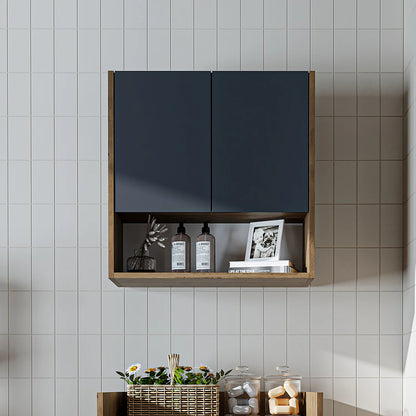 Roomart Derin - Wall-Mounted Washing Machine Top Cabinet, 65cm