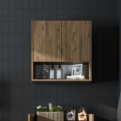 Roomart Derin - Wall-Mounted Washing Machine Top Cabinet, 65cm