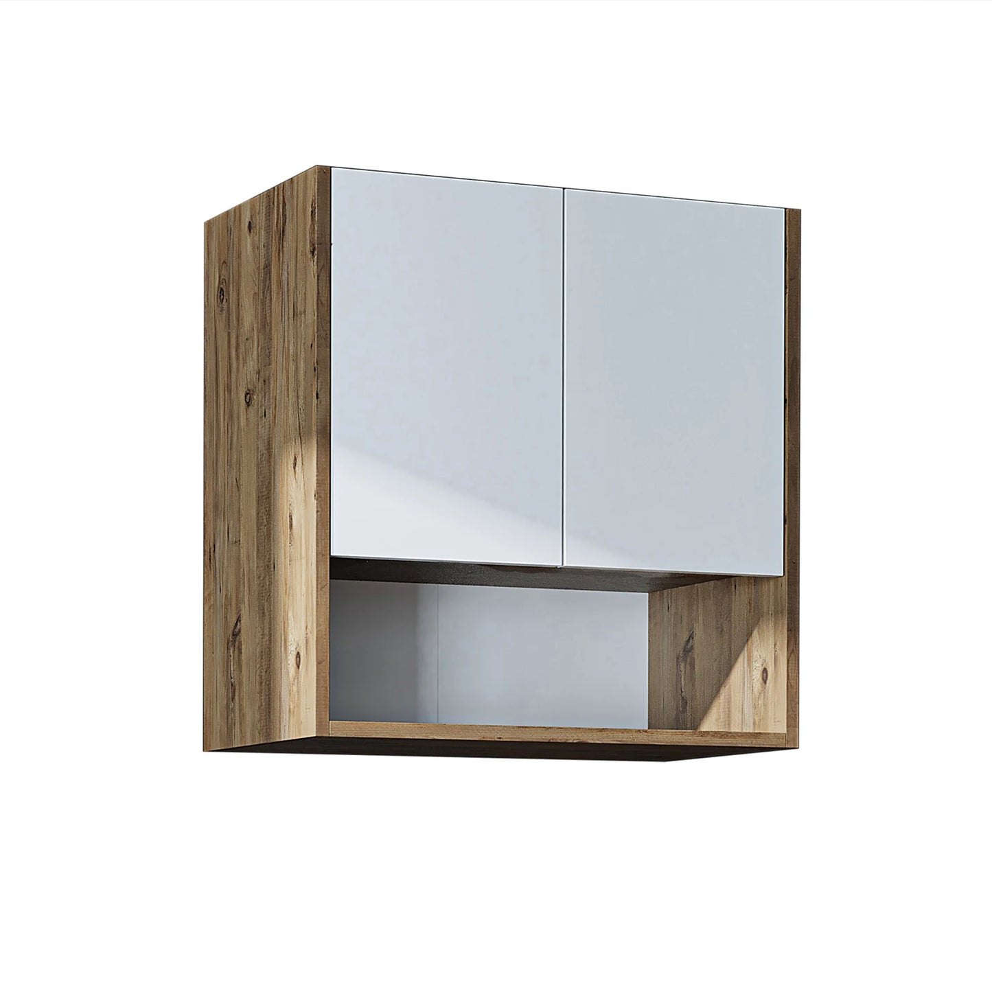 Roomart Derin - Wall-Mounted Washing Machine Top Cabinet, 65cm