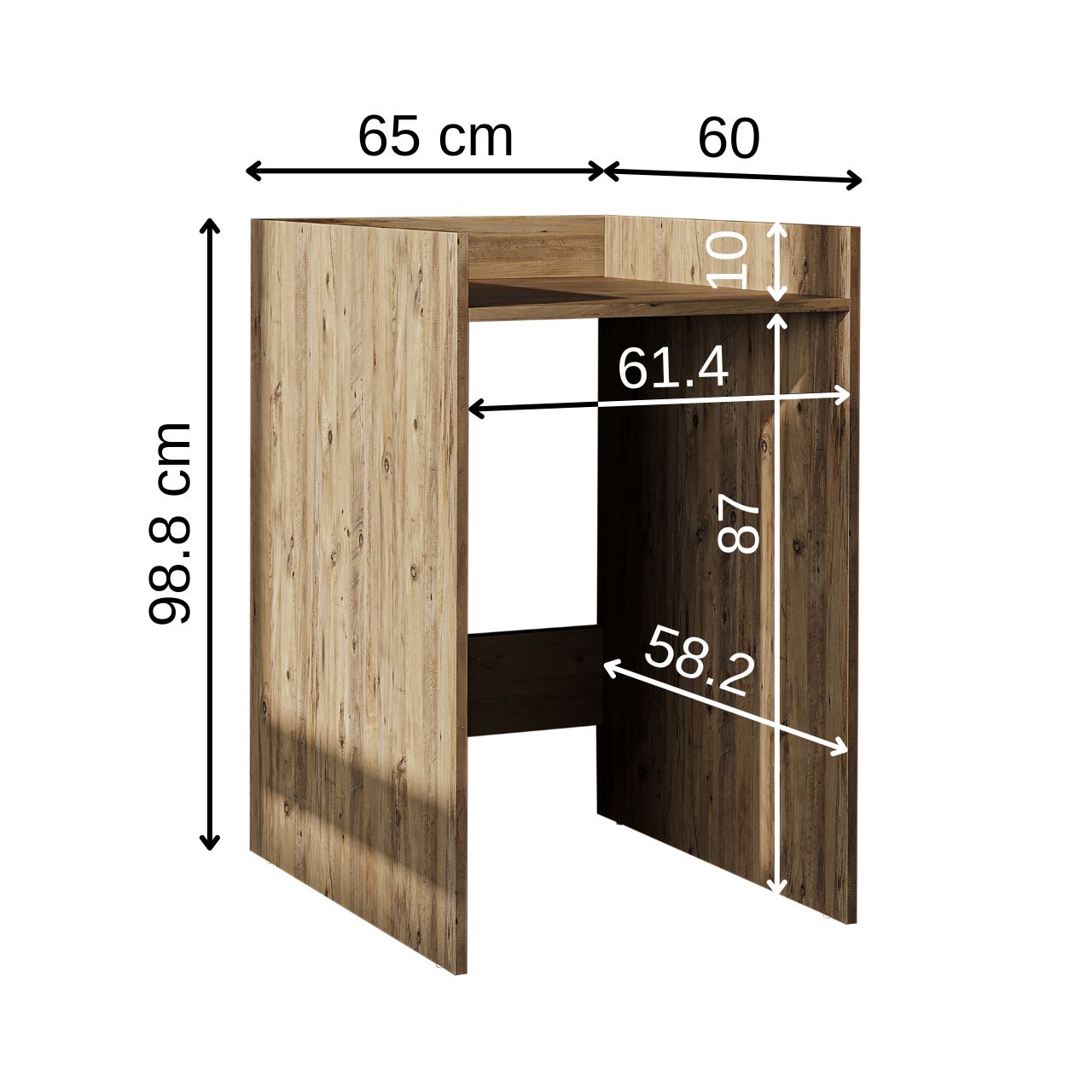 Roomart Derin - Washing Machine Cabinet, 65cm