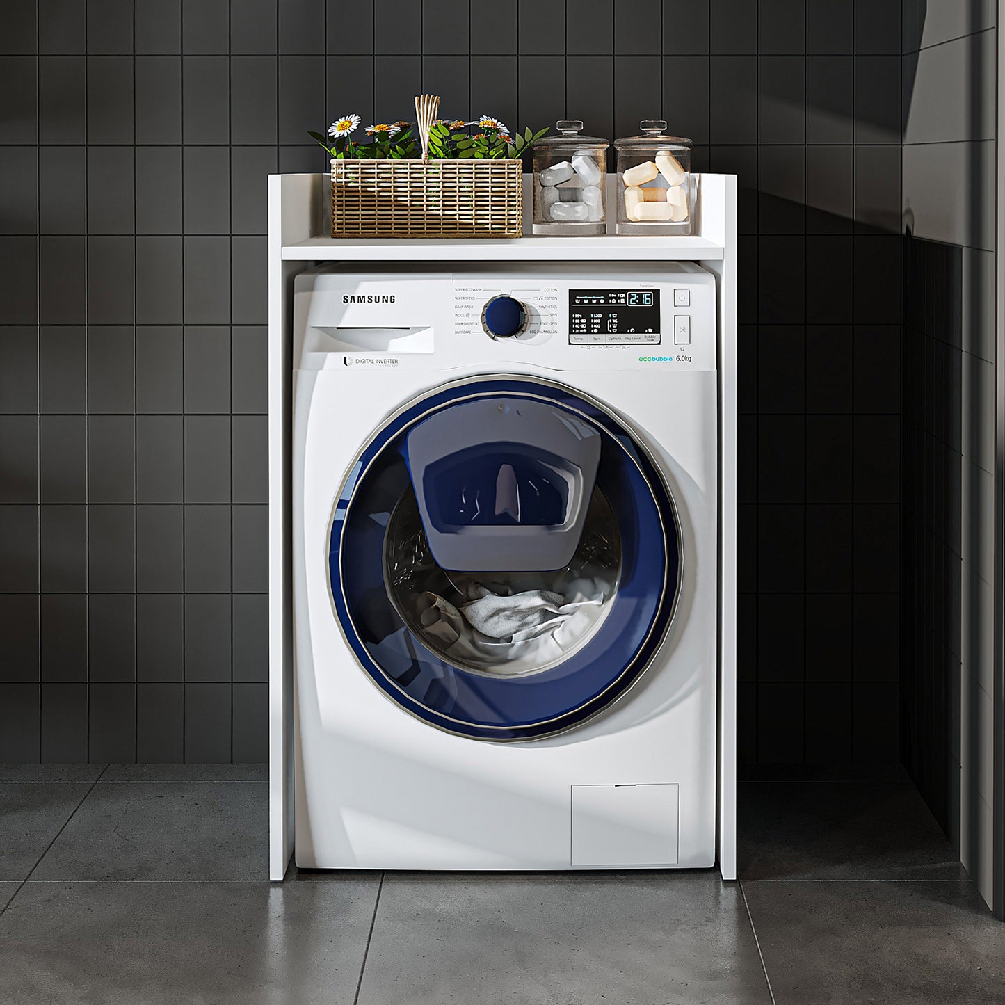 Roomart Derin - Washing Machine Cabinet, 65cm