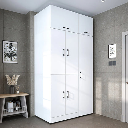 Roomart Dora - Cabinet Set for Dryer & Washing Machine, 115cm