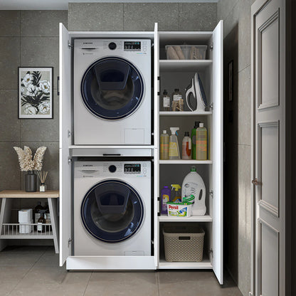 Roomart Dora - Cabinet Set for Dryer & Washing Machine, 115cm