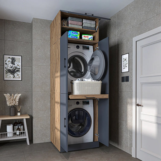 Roomart Dora - Cabinet for Dryer & Washing Machine, Freestanding