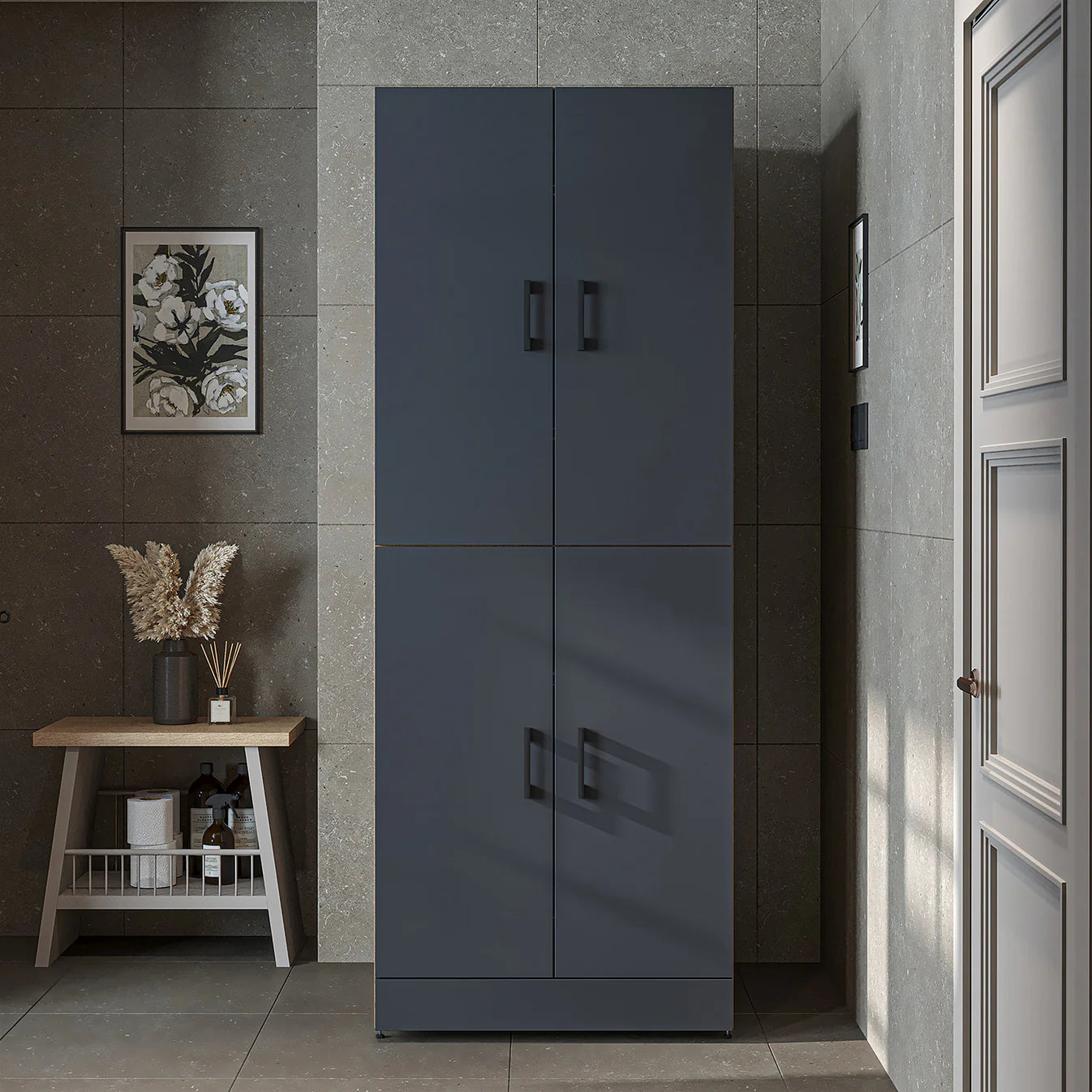 Roomart Dora - Cabinet for Dryer & Washing Machine, Freestanding