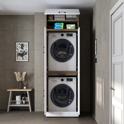 Roomart Dora - Cabinet for Dryer & Washing Machine, Freestanding