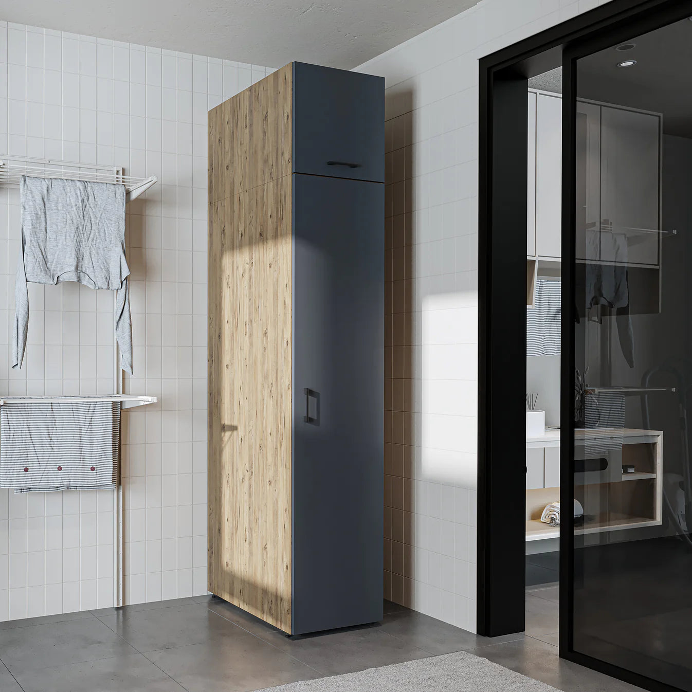 Roomart Dora - Tall Utility Cabinet, 45cm