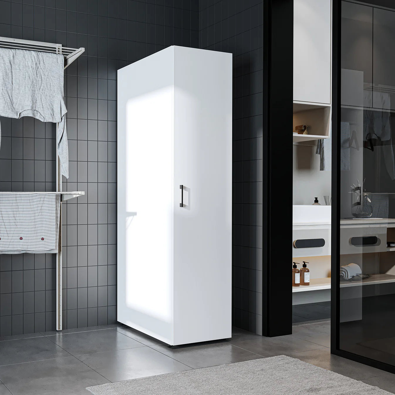 Roomart Dora - Tall Utility Cabinet, 45cm