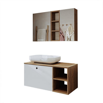 Vanity Bathroom Cabinet 2 Piece Set - Lotus - Roomartstore.co.ukbathroom cabinet2520
