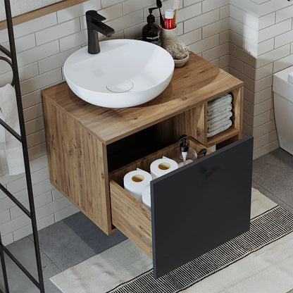 Roomart Lotus - Bathroom Cabinet with Washbasin, 95cm