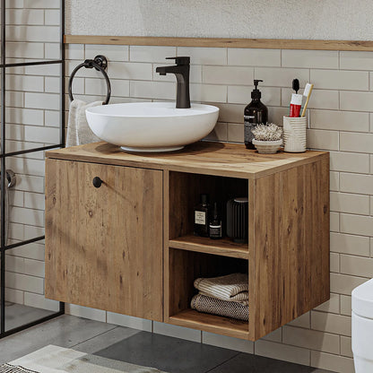 Roomart Lotus - Bathroom Cabinet with Washbasin, 95cm