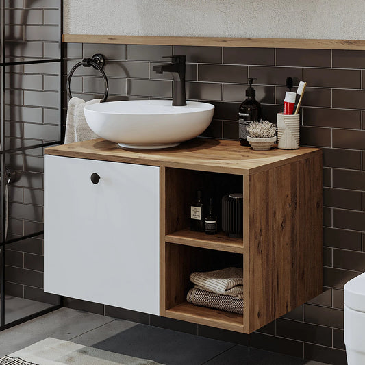 Roomart Lotus - Bathroom Cabinet with Washbasin
