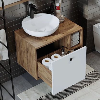 Roomart Lotus - Bathroom Cabinet with Washbasin, 95cm