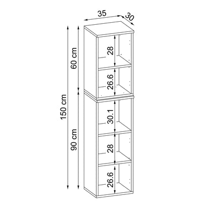 Roomart Lotus - Bathroom Towel Storage Cabinet