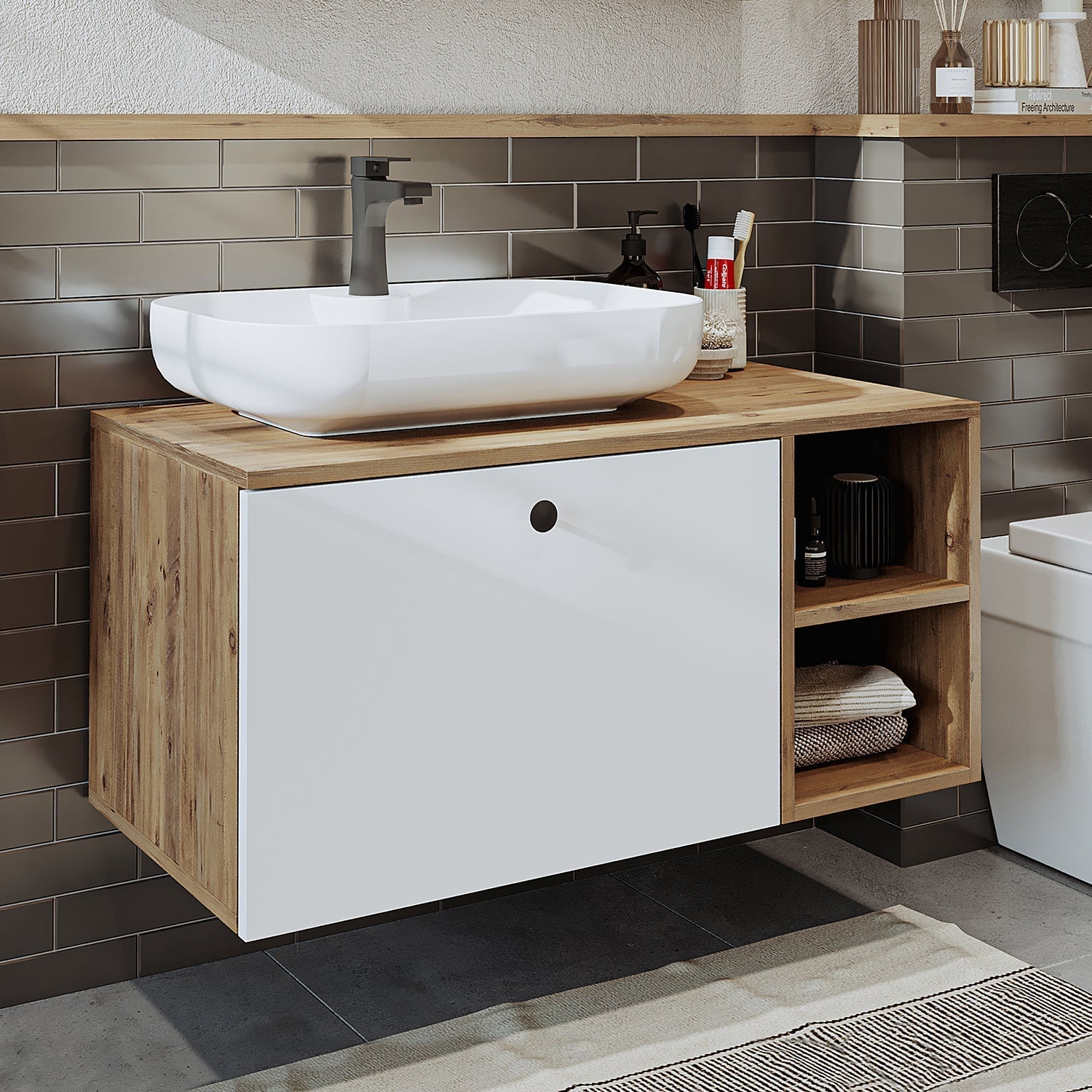 Vanity Bathroom Cabinet - Lotus - Roomartstore.co.ukbathroom cabinet2516