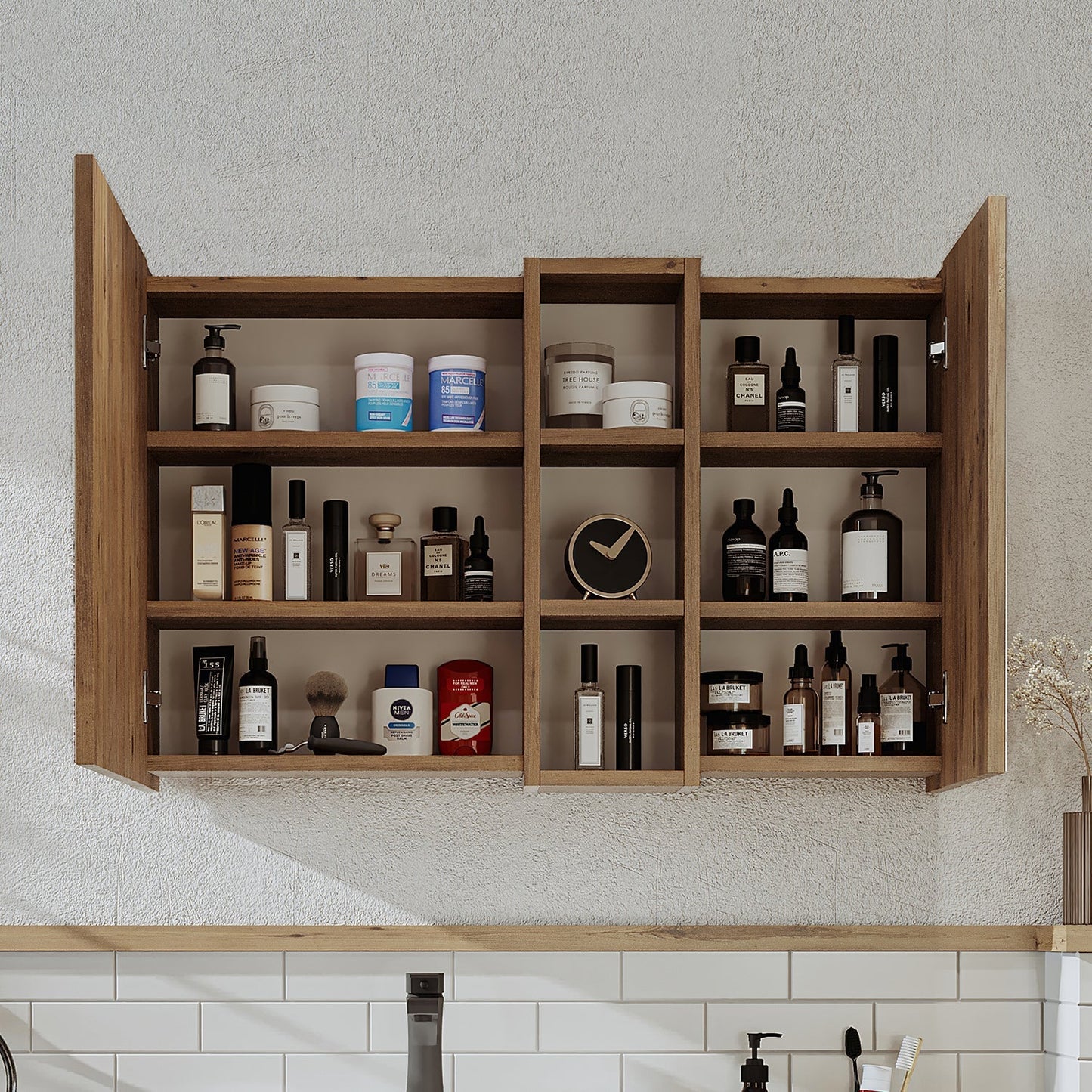 Mirrored Bathroom Cabinet - Lotus - Roomartstore.co.ukbathroom cabinet2463