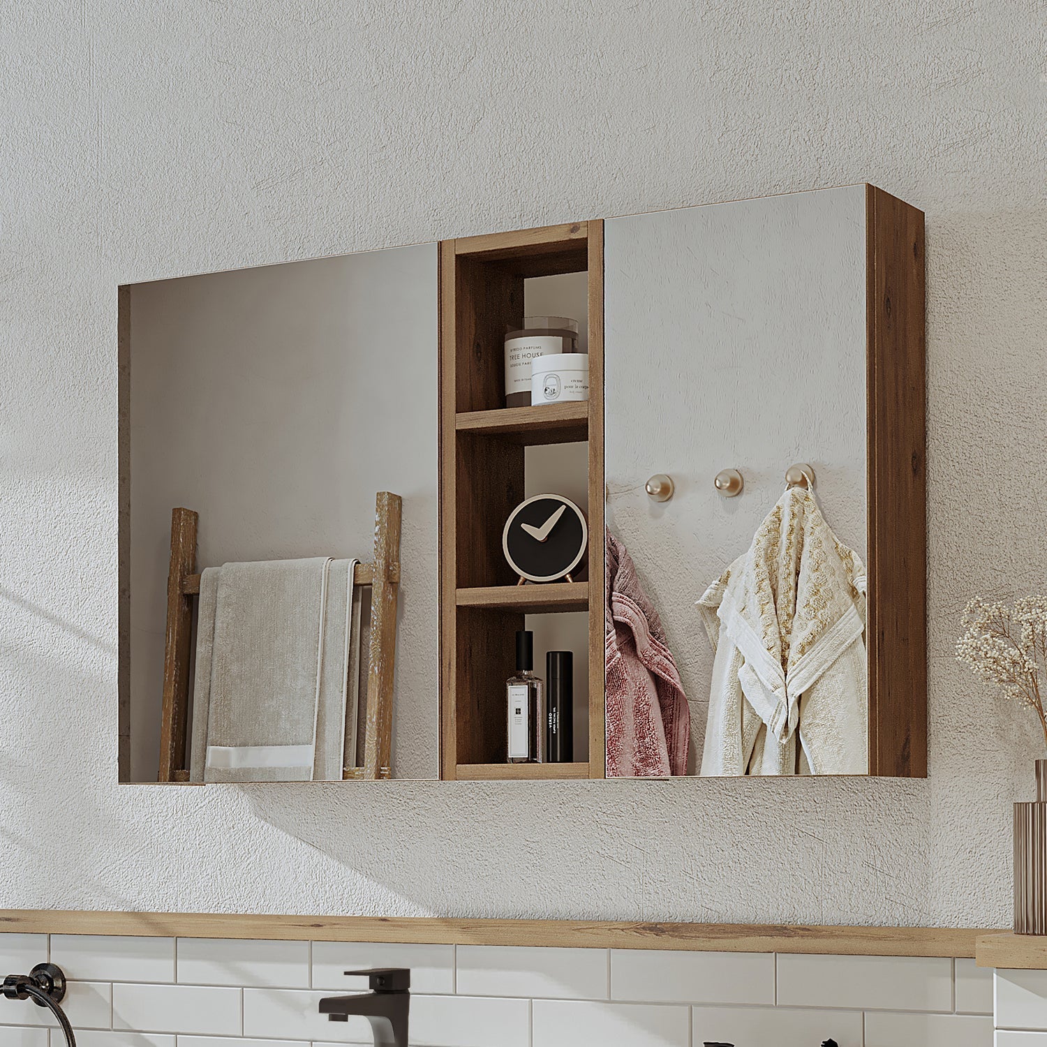 Mirrored Bathroom Cabinet - Lotus - Roomartstore.co.ukbathroom cabinet2463