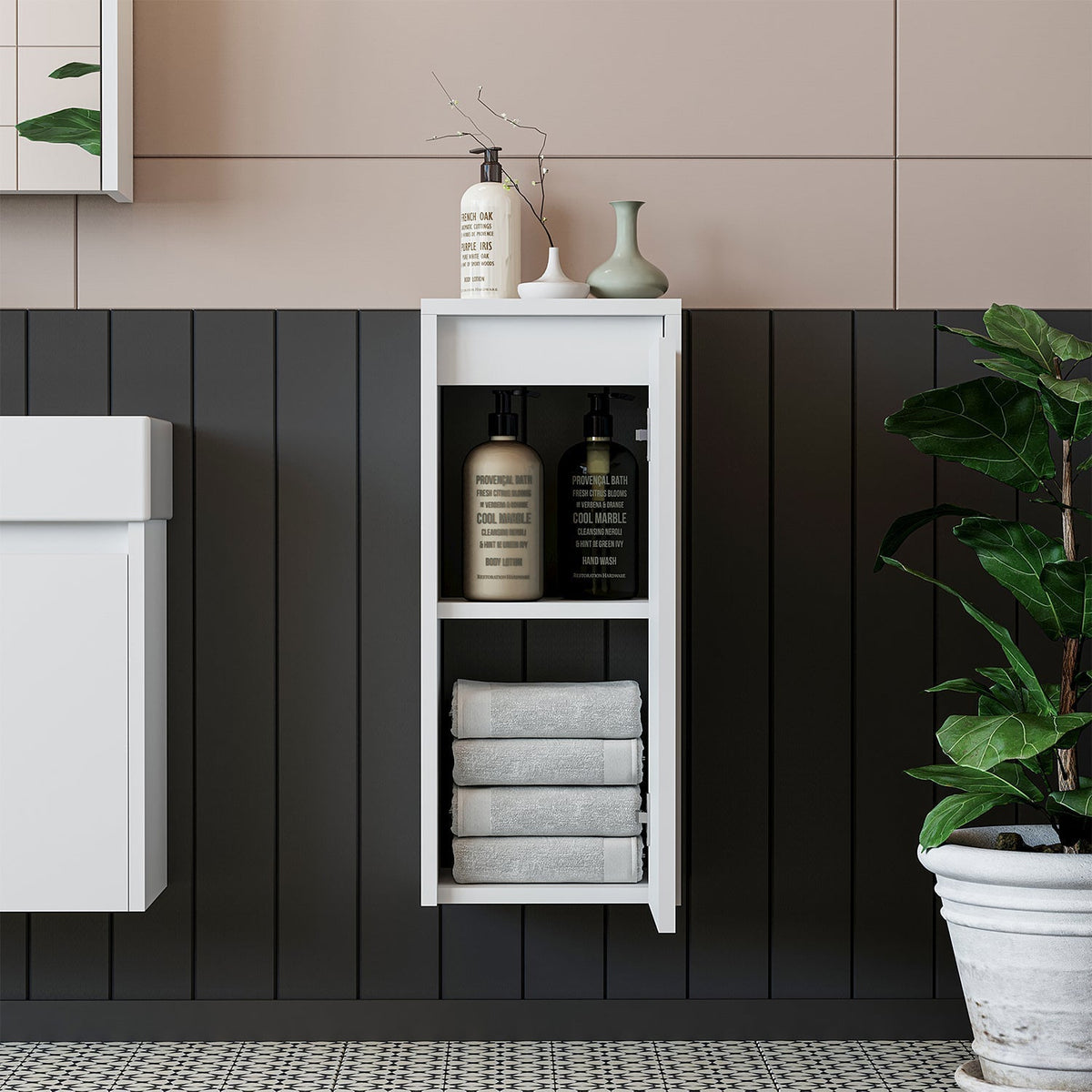 Bathroom Towel Cabinet - Mini - Roomartstore.co.uk bathroom cabinet 1831