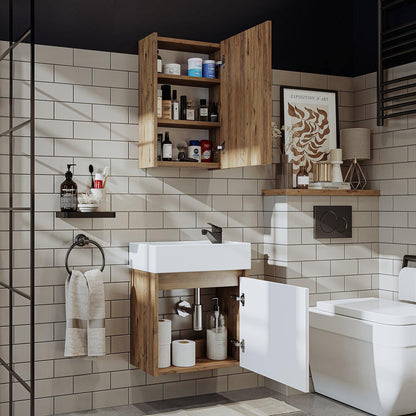 Vanity Bathroom Cabinet 2 Piece Set - Mini - Roomartstore.co.ukbathroom cabinet1954