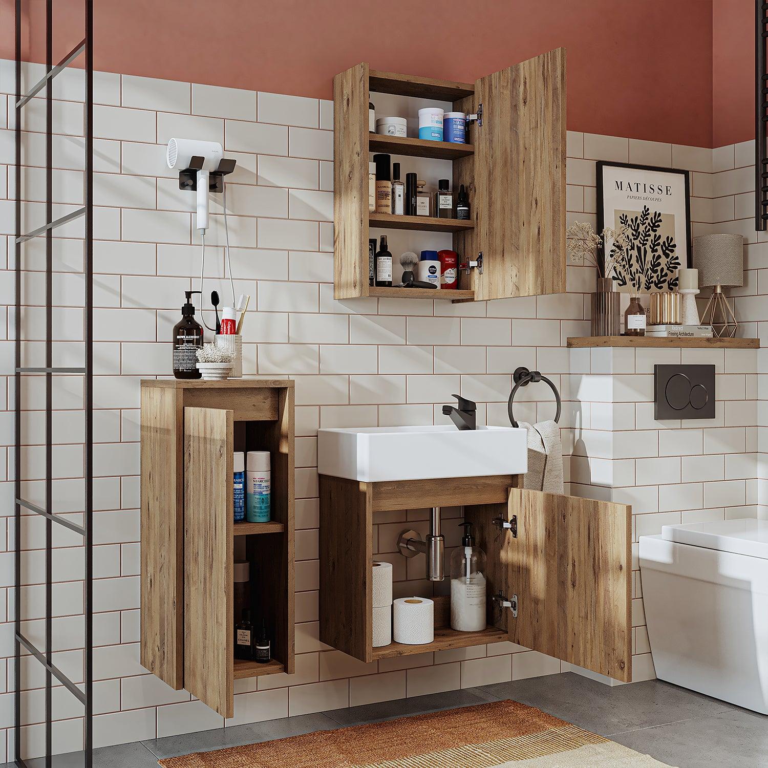 Vanity Bathroom Cabinet 3 Piece Set - Mini - Roomartstore.co.ukbathroom cabinet1963