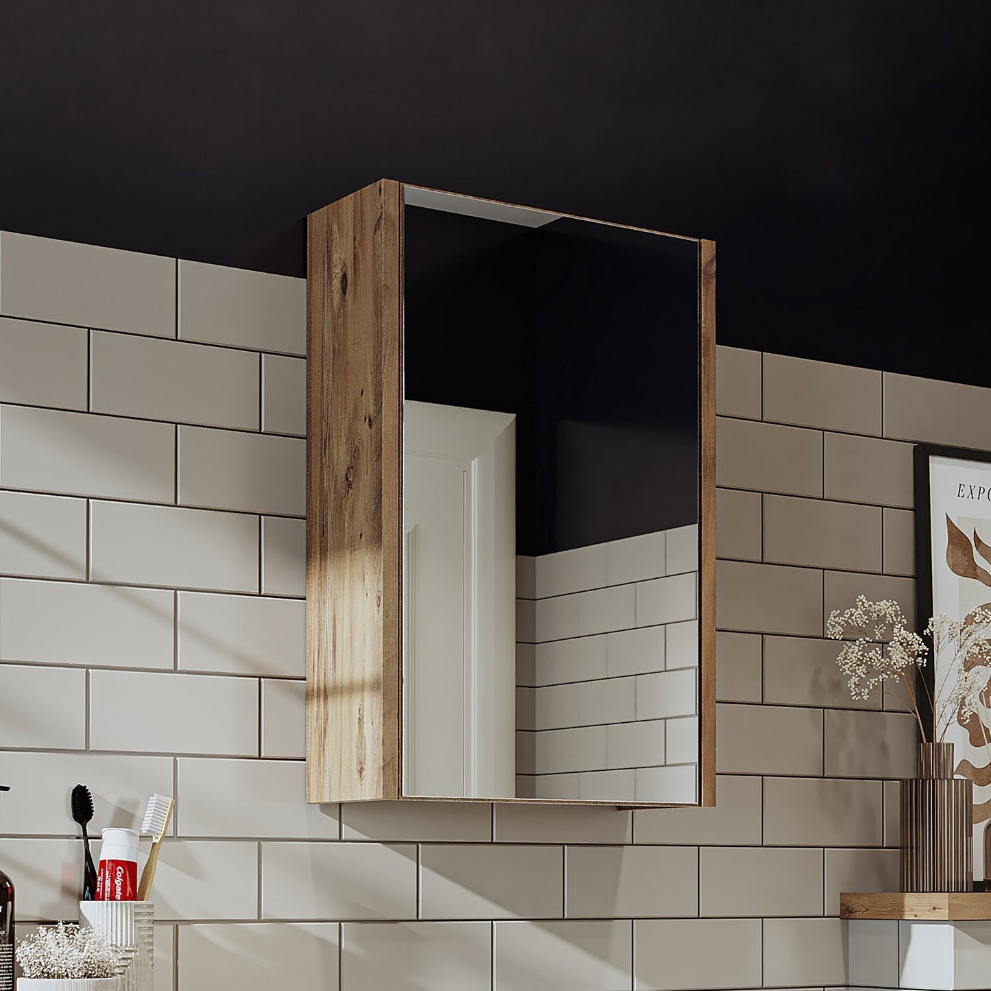 Mirrored Bathroom Cabinet - Mini - Roomartstore.co.ukbathroom cabinet1956