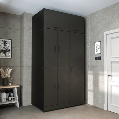 Roomart Dora - Washer & Dryer Cabinet with Side Storage - 115cm