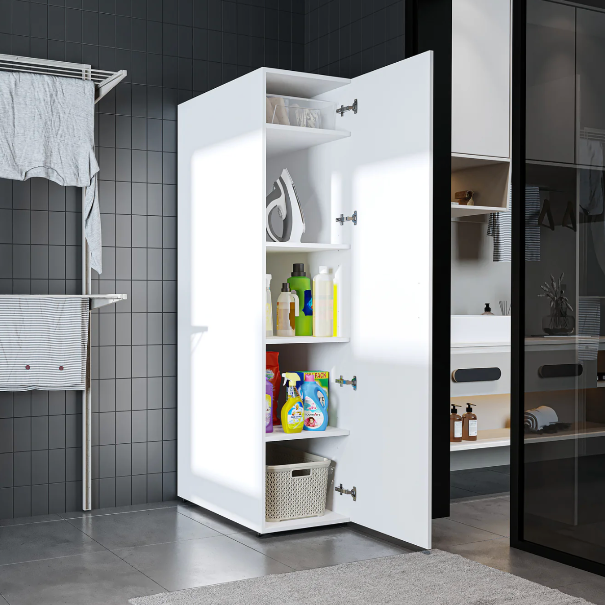 Roomart Shelves - Set of Three for Dora Side Cabinet - 45cm
