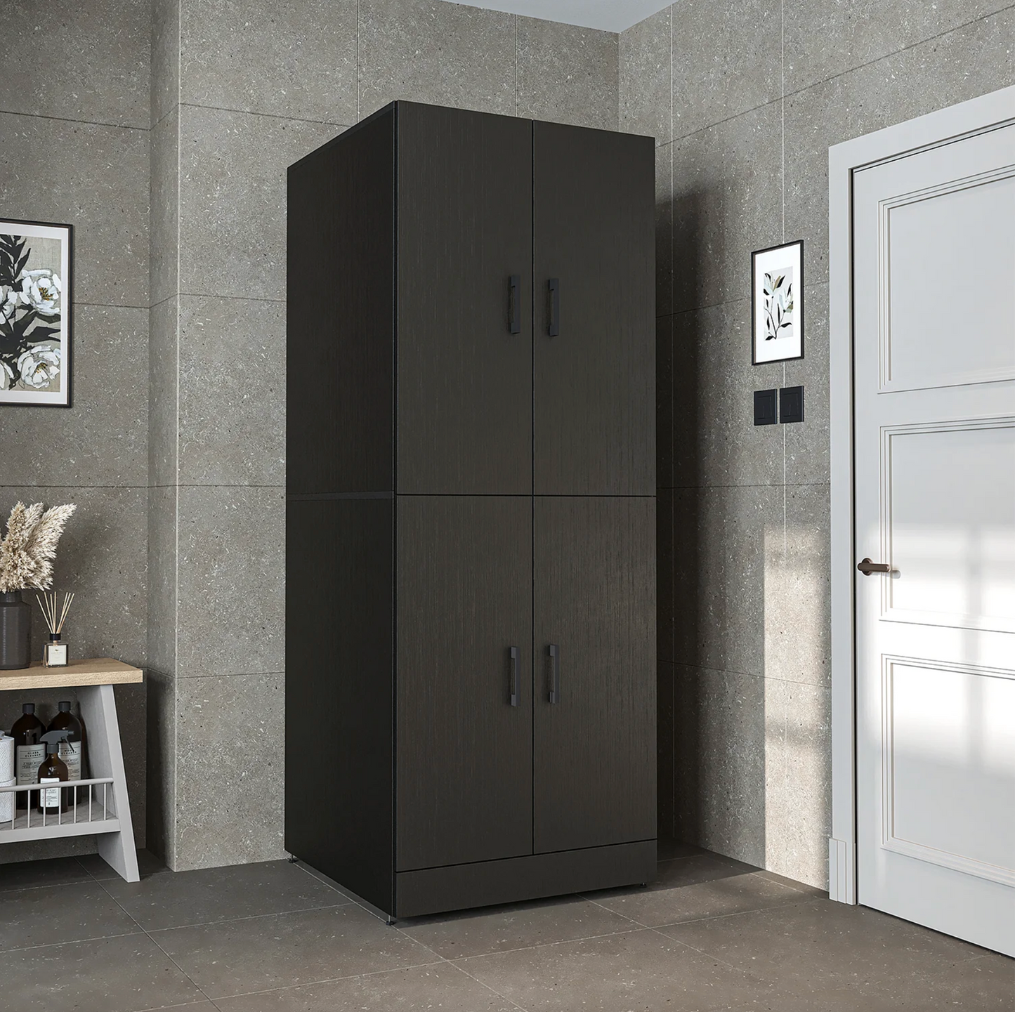 Roomart Dora - Cabinet for Dryer & Washing Machine, Freestanding