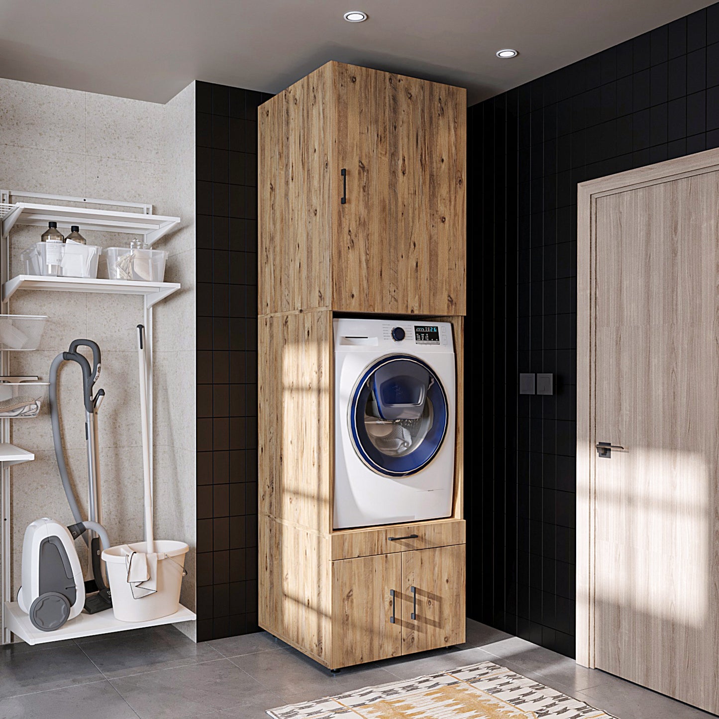 Roomart A  — Washer & Dryer Cabinet