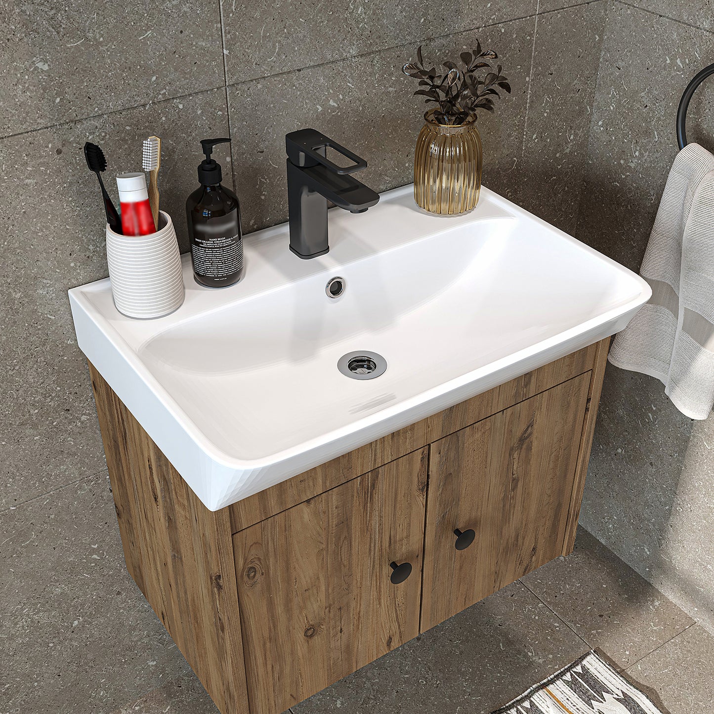 Roomart Ada Vanity Unit with Basin