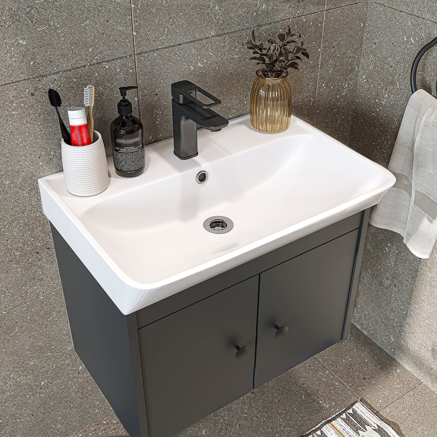 Roomart Ada Vanity Unit with Basin
