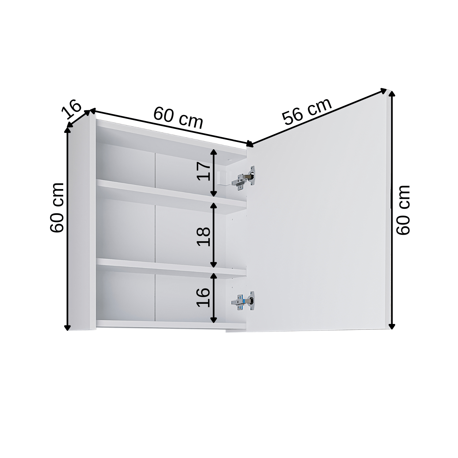 Aynalı Banyo Dolabı - Atlantic - Roomartstore.com.trbanyo dolabı1717